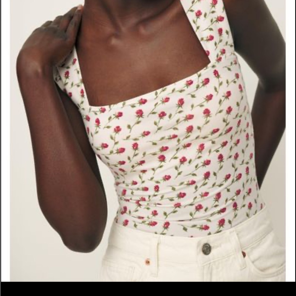 Reformation Clarke Knit Tank - Floral